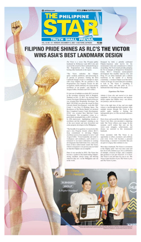 Cover of The Philippine Star