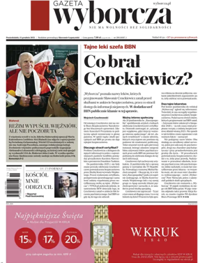 Cover of Gazeta Wyborcza Stoleczna