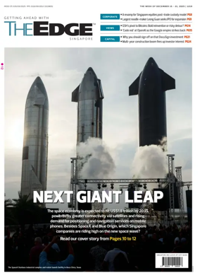 Cover of The Edge Singapore