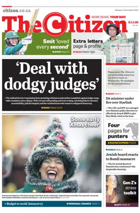 Cover of The Citizen (KZN)