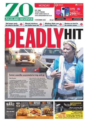 Cover of Zululand Observer - Monday