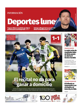 Cover of Deporte Lunes