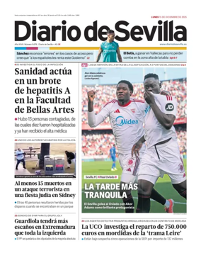 Cover of Diario de Sevilla