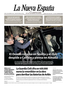 Cover of La Nueva España (Cuencas)