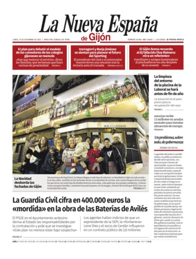 Cover of La Nueva España (Gijón)