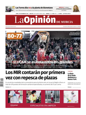 Cover of La Opinión de Murcia