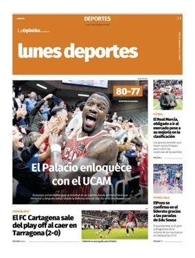 Cover of Lunes Deportes