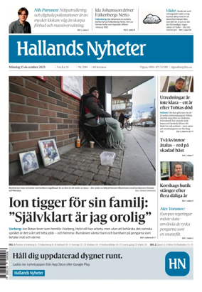 Cover of Hallands Nyheter