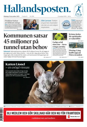 Cover of Hallandsposten