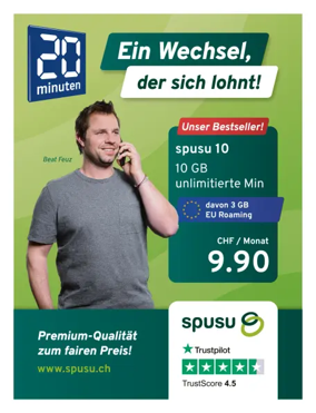 Cover of 20 Minuten - Zurich