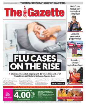 Cover of Blackpool Gazette