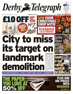 Cover of Derby Telegraph