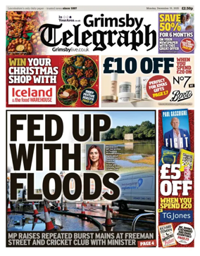 Cover of Grimsby Telegraph