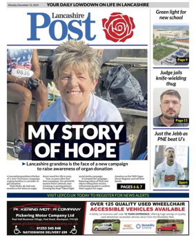 Cover of Lancashire Evening Post