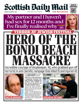 Cover of Scottish Daily Mail