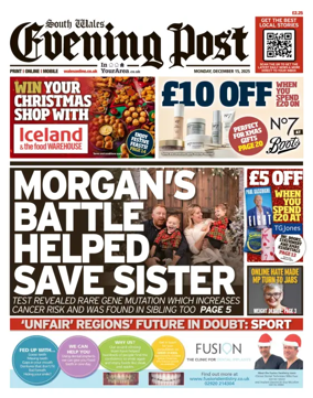 Cover of South Wales Evening Post