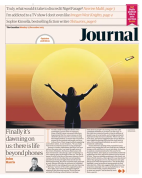 Cover of The Guardian e-paper Journal