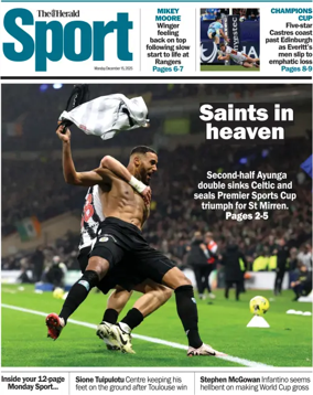 Cover of Herald Sport