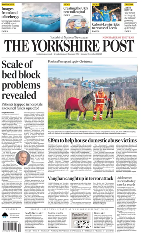 Cover of Yorkshire Post