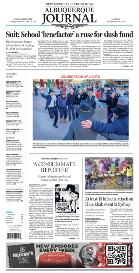 Cover of Albuquerque Journal