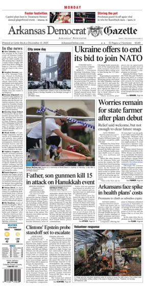 Cover of Arkansas Democrat-Gazette