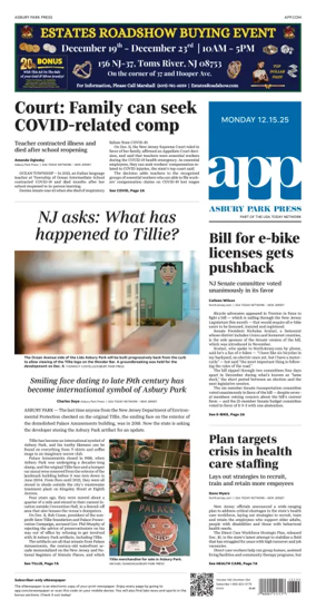 Cover of Asbury Park Press