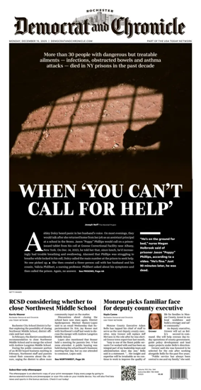 Cover of Democrat and Chronicle