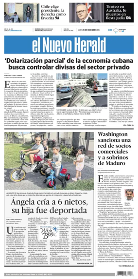 Cover of El Nuevo Herald