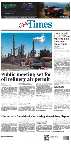 Cover of El Paso Times