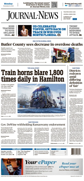 Cover of Hamilton Journal News