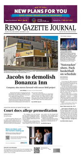 Cover of Reno Gazette Journal