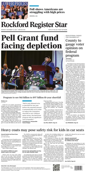 Cover of Rockford Register Star