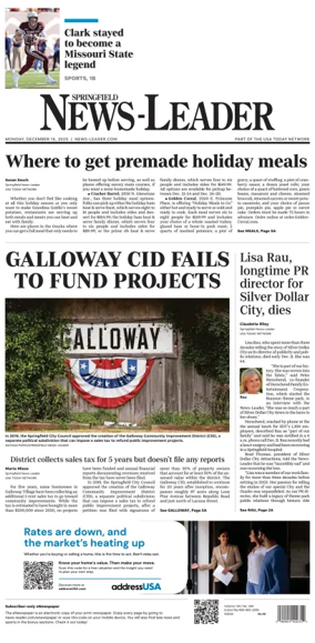 Cover of Springfield News-Leader