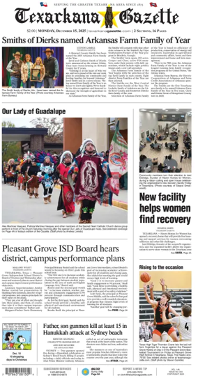 Cover of Texarkana Gazette