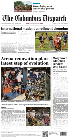 Cover of The Columbus Dispatch