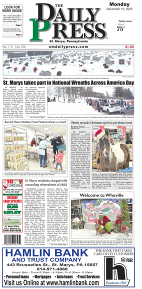 Cover of The Daily Press