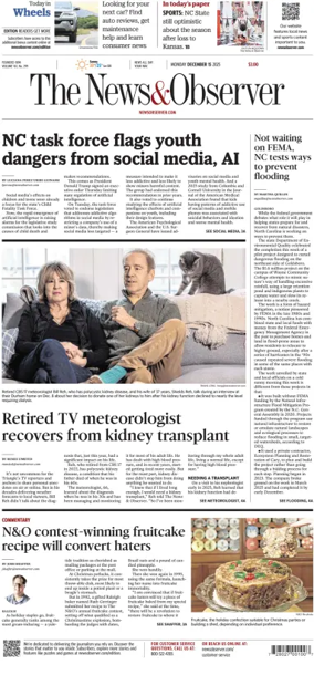 Cover of The News & Observer