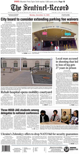 Cover of The Sentinel-Record