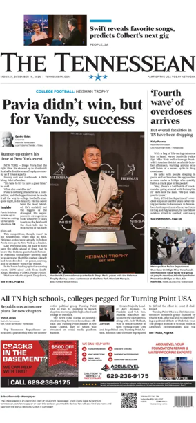 Cover of The Tennessean