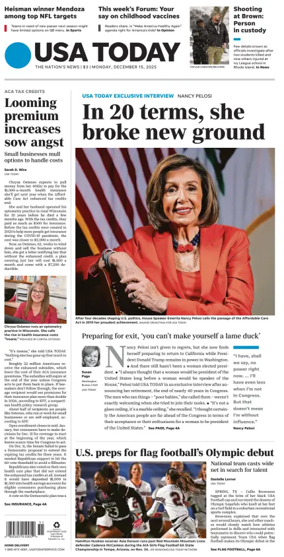 Cover of USA TODAY US Edition