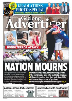 Cover of Geelong Advertiser