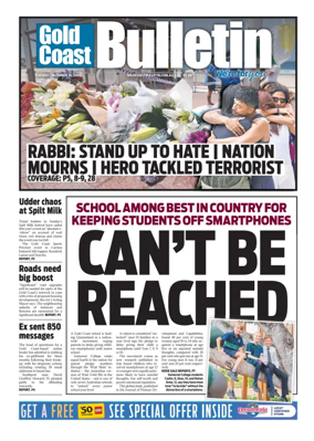 Cover of The Gold Coast Bulletin