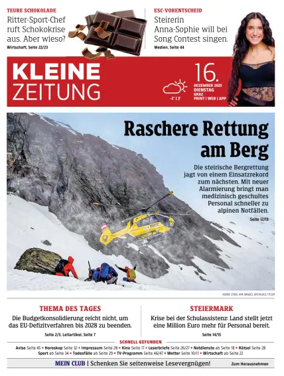 Cover of Kleine Zeitung Steiermark