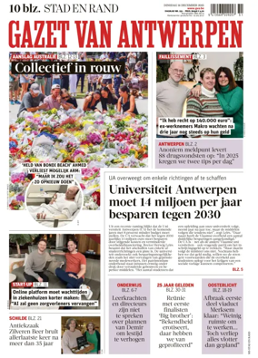 Cover of Gazet van Antwerpen Metropool Stad