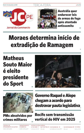 Cover of Jornal do Commercio