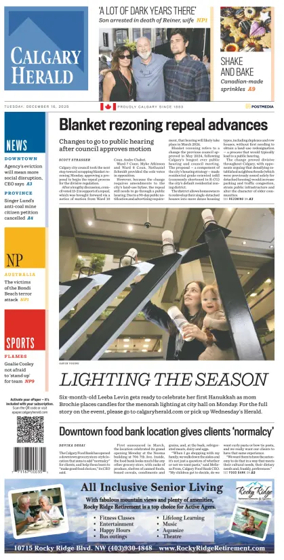 Cover of Calgary Herald