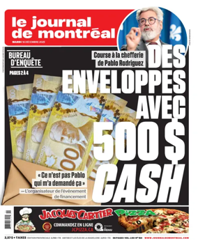 Cover of Le Journal de Montreal