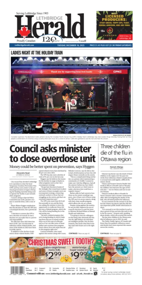 Cover of Lethbridge Herald