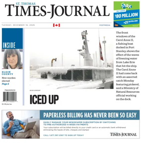 Cover of St. Thomas Times-Journal