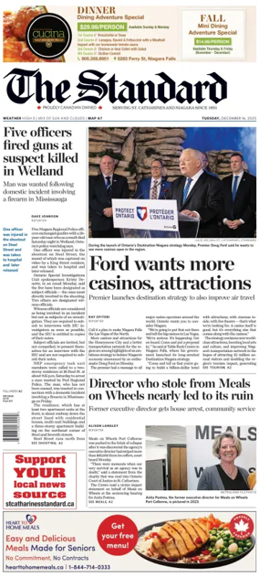 Cover of The Standard (St. Catharines)